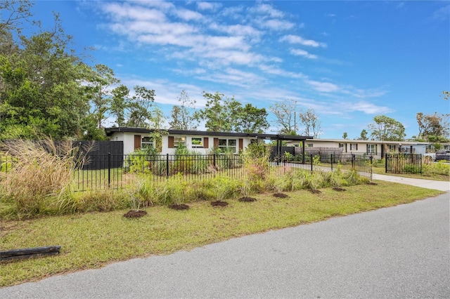 view of ranch-style home