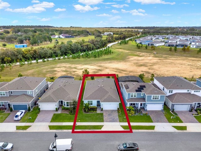 3286 Hanging Tide St, Winter Garden, FL 34787 - aerial view of residential area with property boundaries highlighted