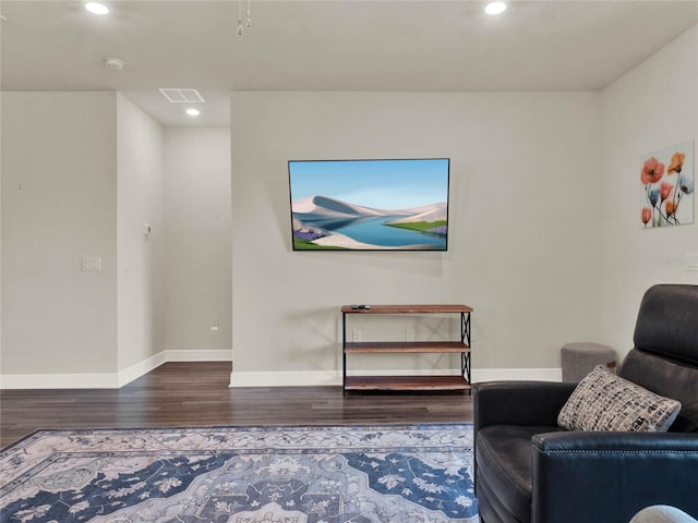 3286 Hanging Tide St, Winter Garden, FL 34787 - living area with wood finished floors, recessed lighting, and baseboards