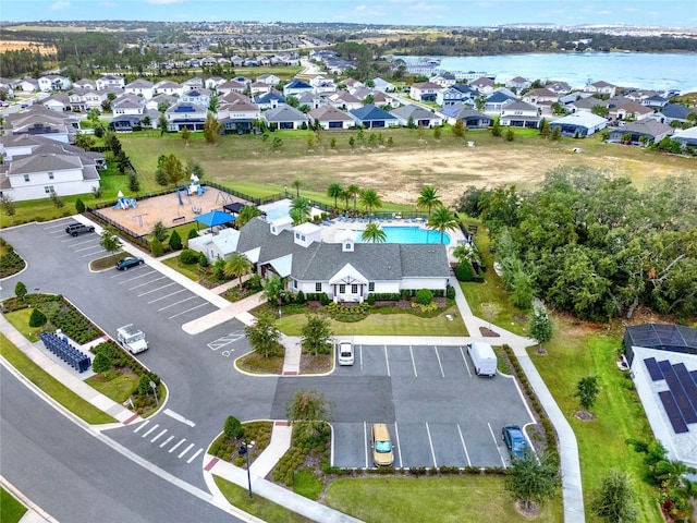 3286 Hanging Tide St, Winter Garden, FL 34787 - bird's eye view of a pool area and a large body of water