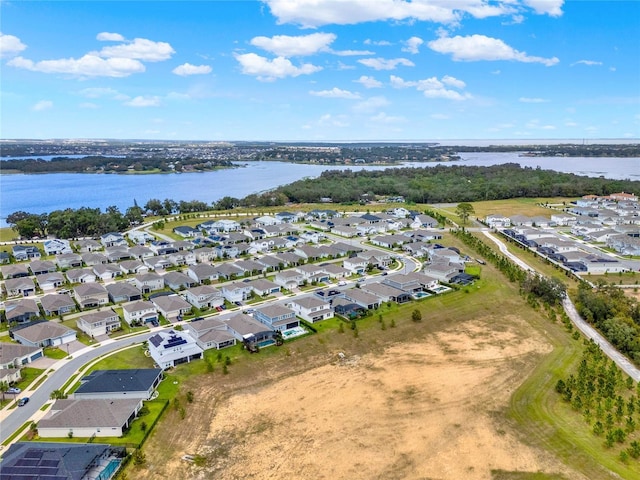 3286 Hanging Tide St, Winter Garden, FL 34787 - aerial overview of property's location with nearby suburban area and a large body of water