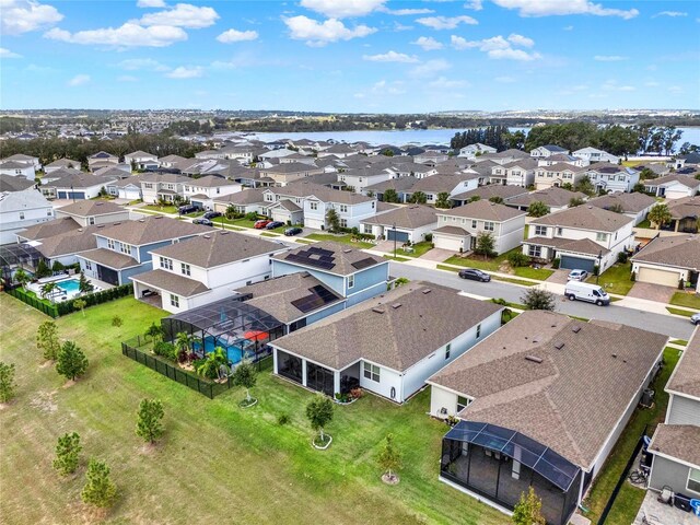 3286 Hanging Tide St, Winter Garden, FL 34787 - aerial view of residential area featuring a nearby body of water
