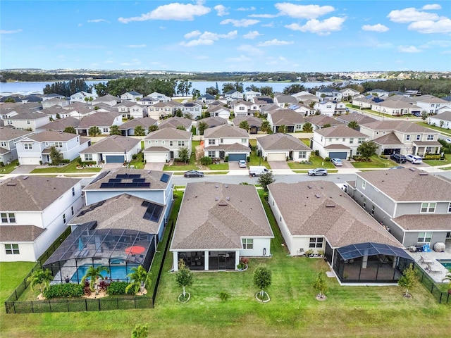 3286 Hanging Tide St, Winter Garden, FL 34787 - aerial perspective of suburban area with a nearby body of water