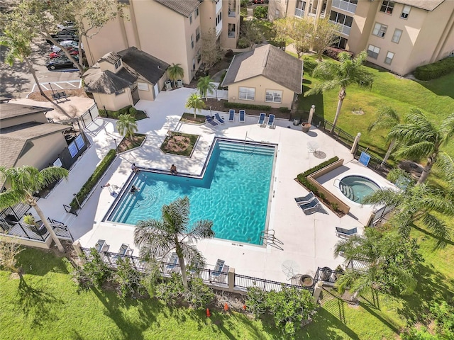 623 Dory Ln Unit 308, Altamonte Springs, FL 32714 - bird's eye view of a pool