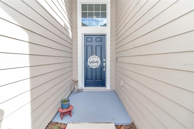 view of property entrance