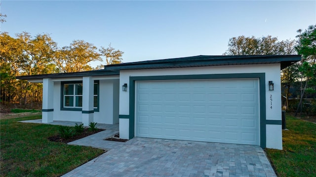 ranch-style house with a garage