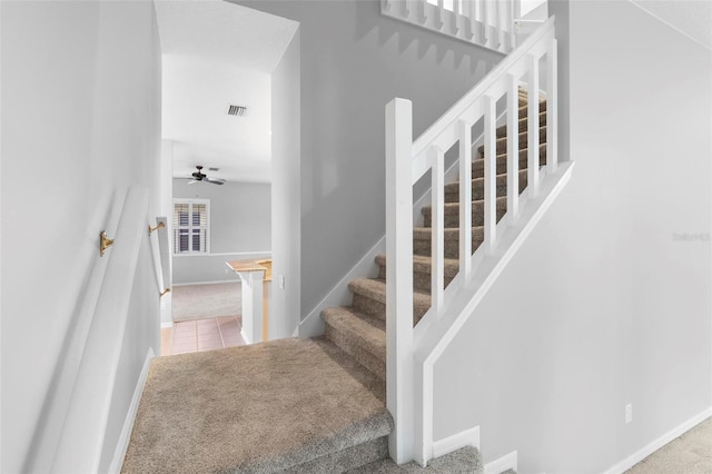 2626 Raccoon Run Ln, Orlando, FL 32837 - stairway with baseboards