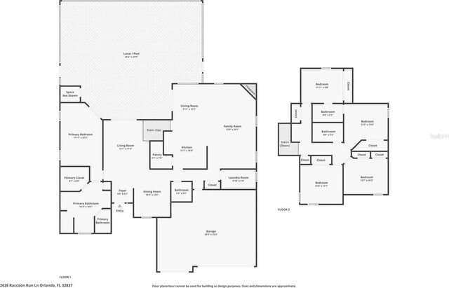 2626 Raccoon Run Ln, Orlando, FL 32837 - property floor plan