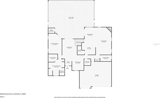 2626 Raccoon Run Ln, Orlando, FL 32837 - room layout