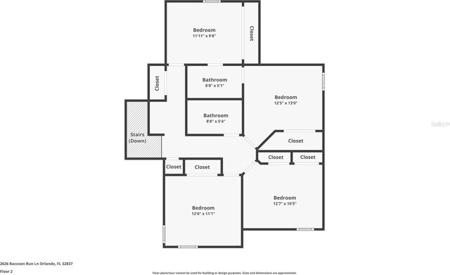 2626 Raccoon Run Ln, Orlando, FL 32837 - room layout