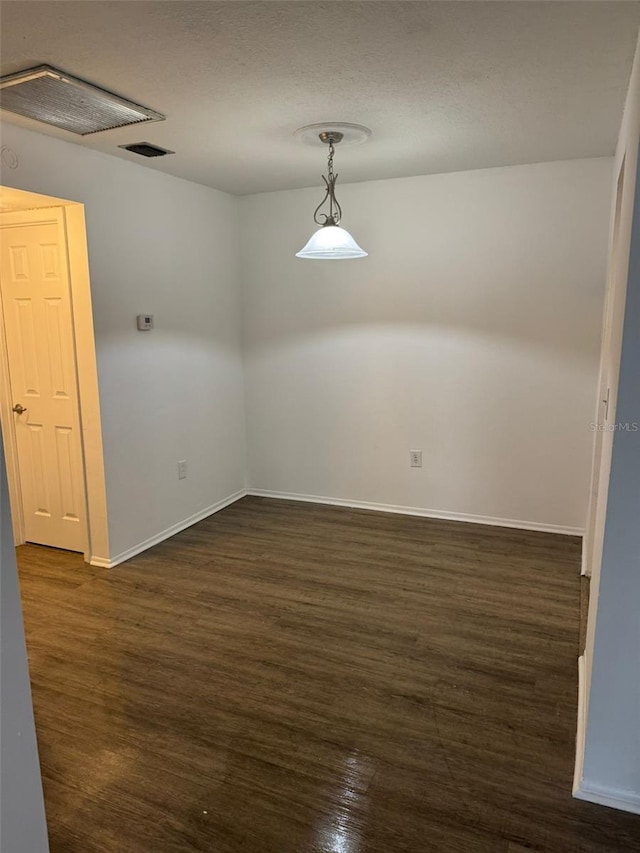 interior space featuring dark hardwood / wood-style floors