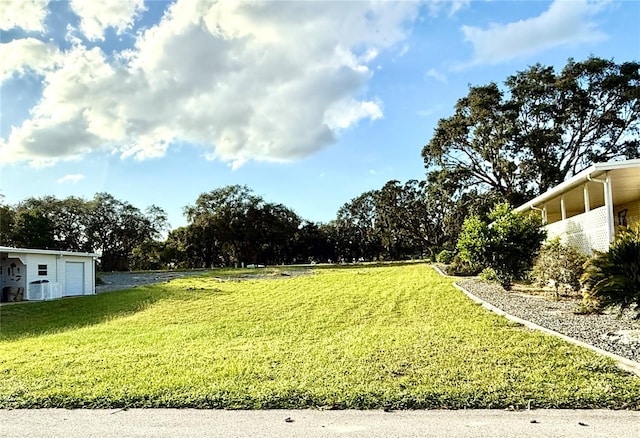 view of yard