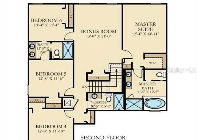 1423 Thunderbird Rd, Davenport, FL 33896 - home floor plan