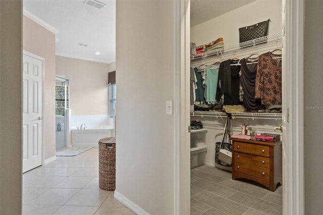 view of closet