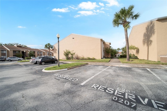 view of car parking