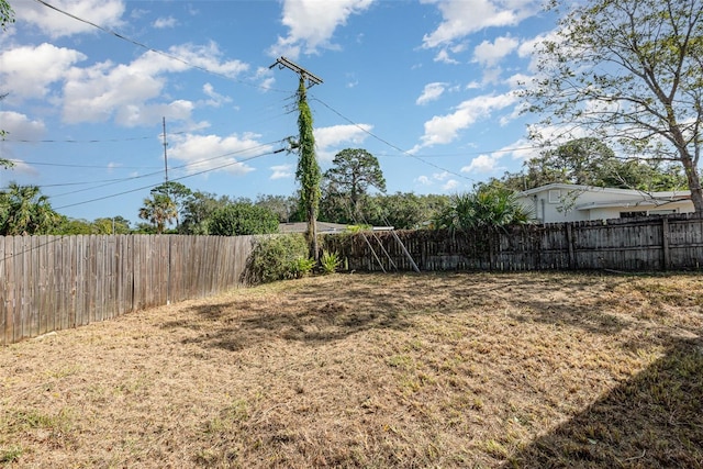 view of yard