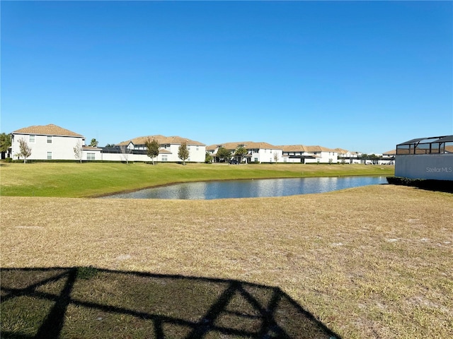 view of water feature