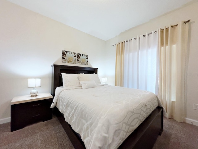 bedroom featuring carpet floors