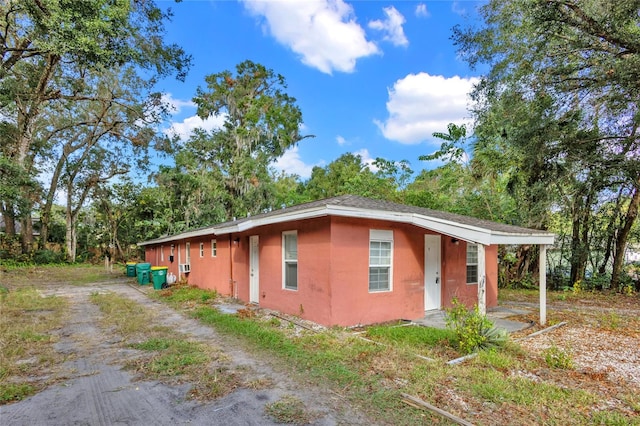 view of side of property