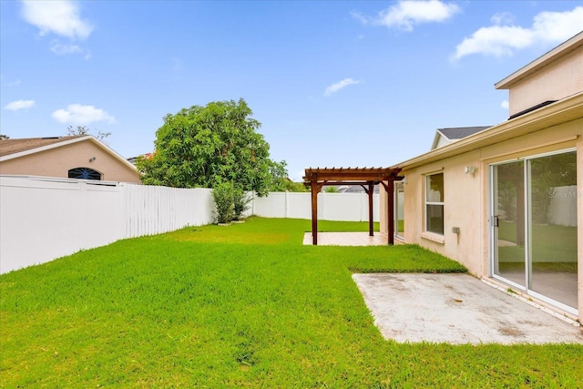 14646 Brightwell Ct, Orlando, FL 32824 - view of yard featuring a pergola and a patio area