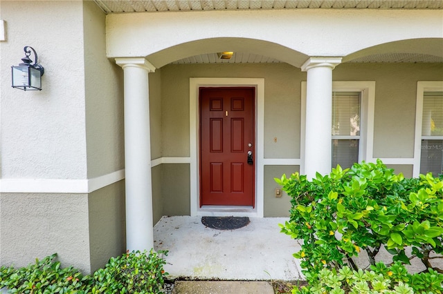 view of property entrance