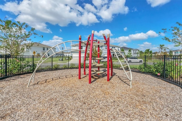 view of jungle gym