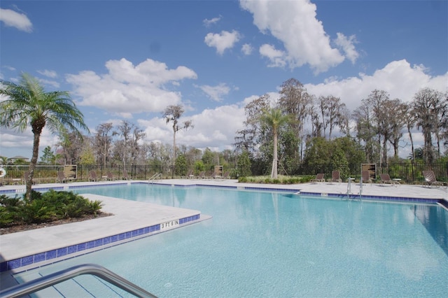 view of pool