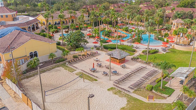 121 Palermo St, Davenport, FL 33897 - drone / aerial view of a pool area