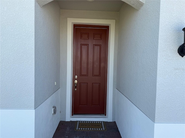 view of property entrance