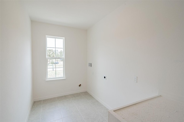 view of tiled spare room