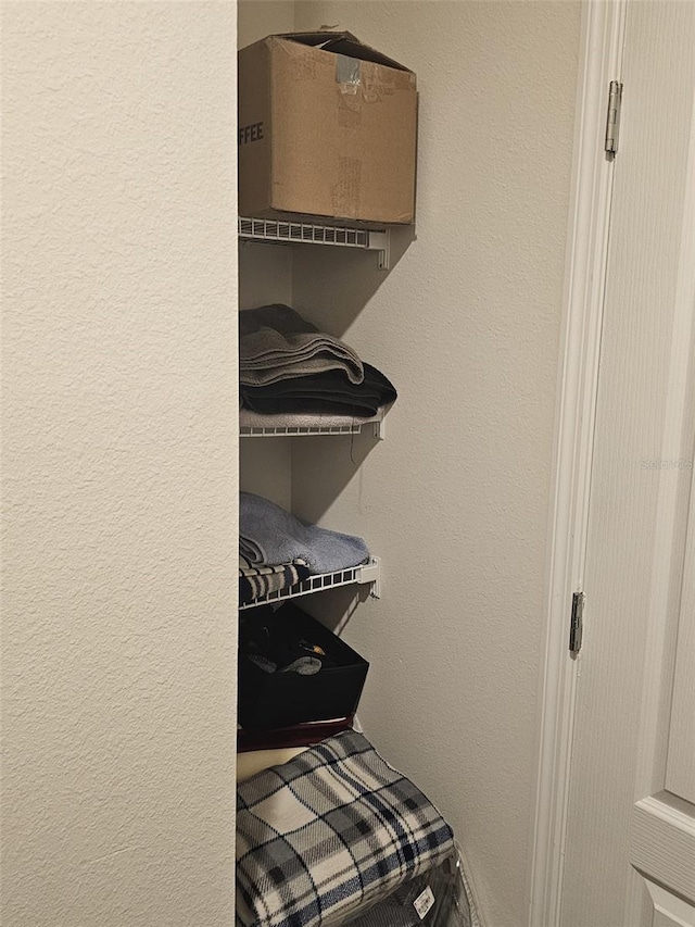 view of closet