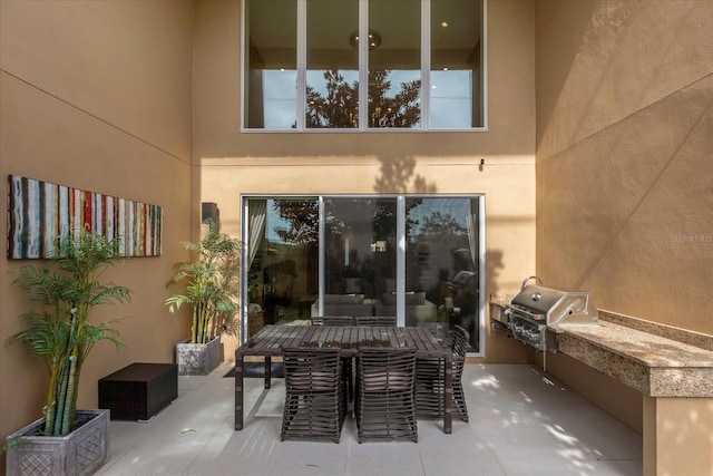 view of patio / terrace with grilling area