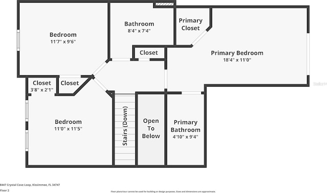 8447 Crystal Cove Loop, Kissimmee, FL 34747 - property floor plan