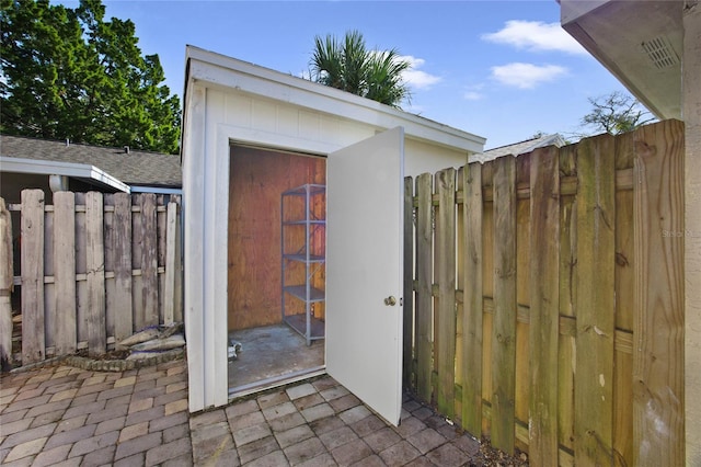 view of outbuilding