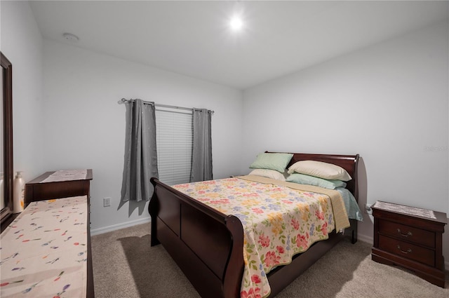 bedroom with carpet flooring