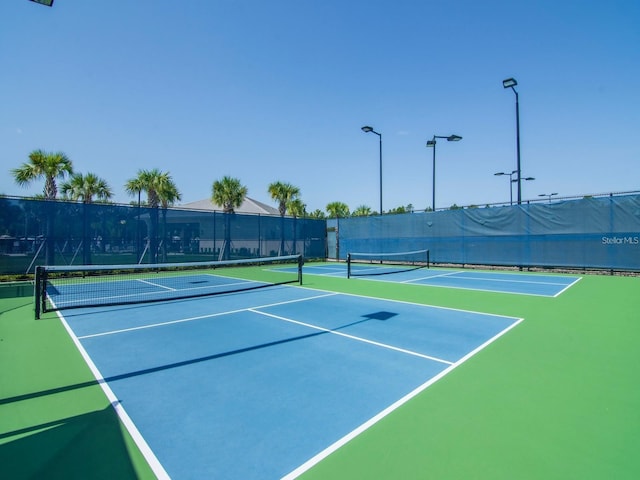 view of sport court