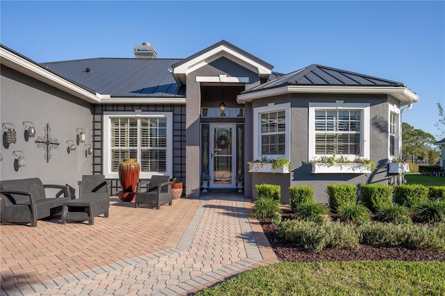 exterior space with a patio area