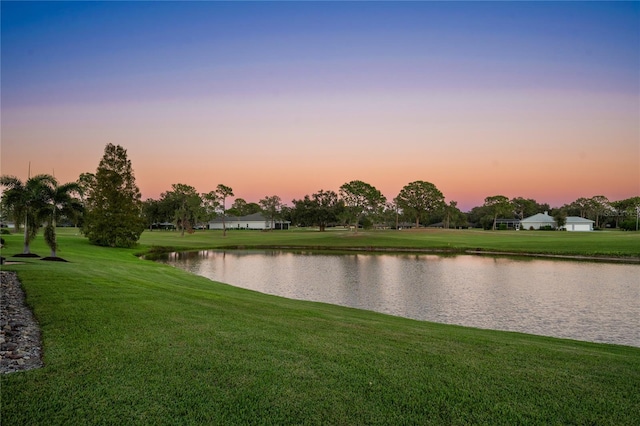 property view of water