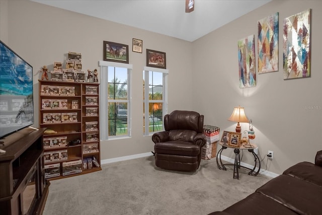 4001 Scarlet Branch Rd, Orlando, FL 32824 - sitting room with baseboards and carpet flooring