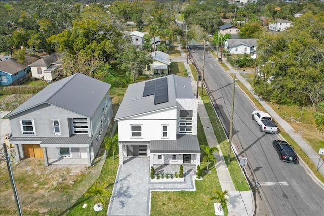 drone / aerial view featuring a residential view