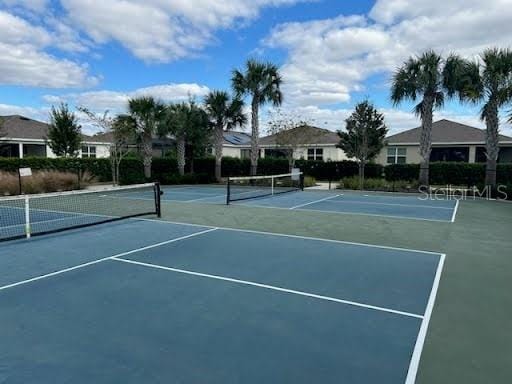 view of tennis court