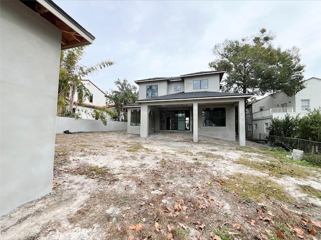 view of rear view of property