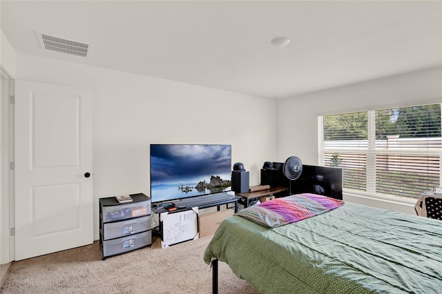 bedroom featuring carpet flooring