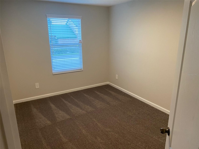 unfurnished room featuring carpet flooring