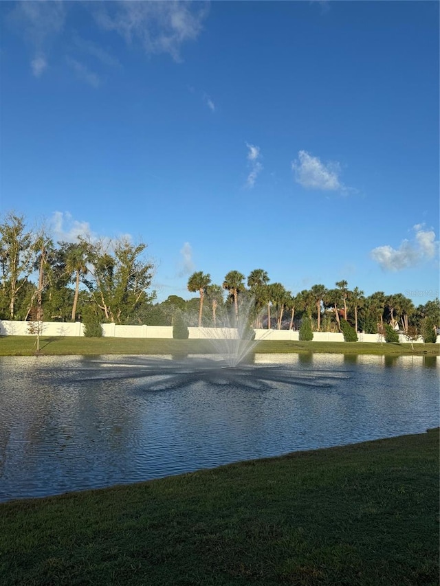 view of water feature