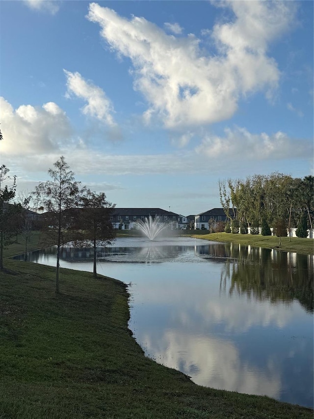 view of water feature