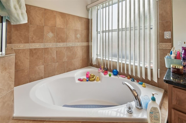 bathroom with a bathtub