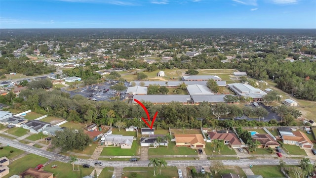 1053 E Hancock Dr, Deltona, FL 32725 - aerial view of property's location with nearby suburban area