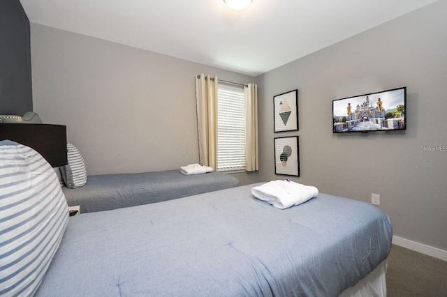 bedroom featuring carpet floors