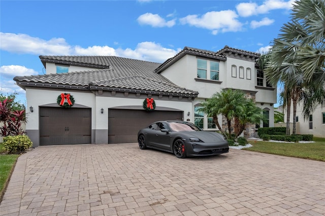 view of mediterranean / spanish house